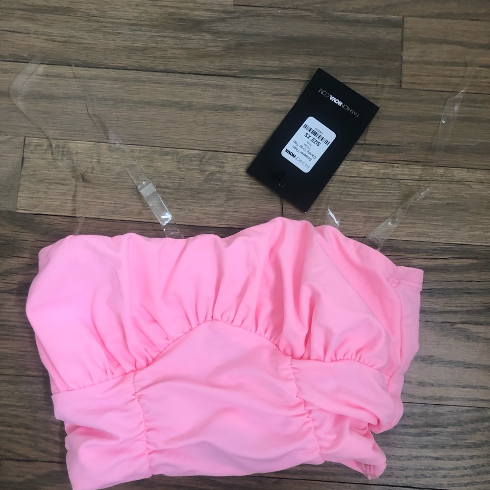 Brand new hot pink fashion nova crop